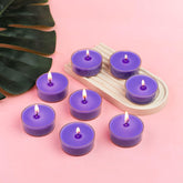 CANDLE BIG LAVENDER FRAGRANCE TEALIGHT | BURNING TIME 9 HOURS PACK OF 8 CANDLES