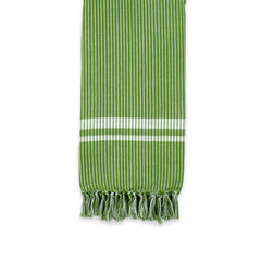 Suam Poppy Pure Cotton Towel 400 Gsm | Lightweight, Quick Dry 220 Tc Luxury Bath Towel For Beach & Gym (Kelly Green & Blizzard Blue)- Pack Of 2