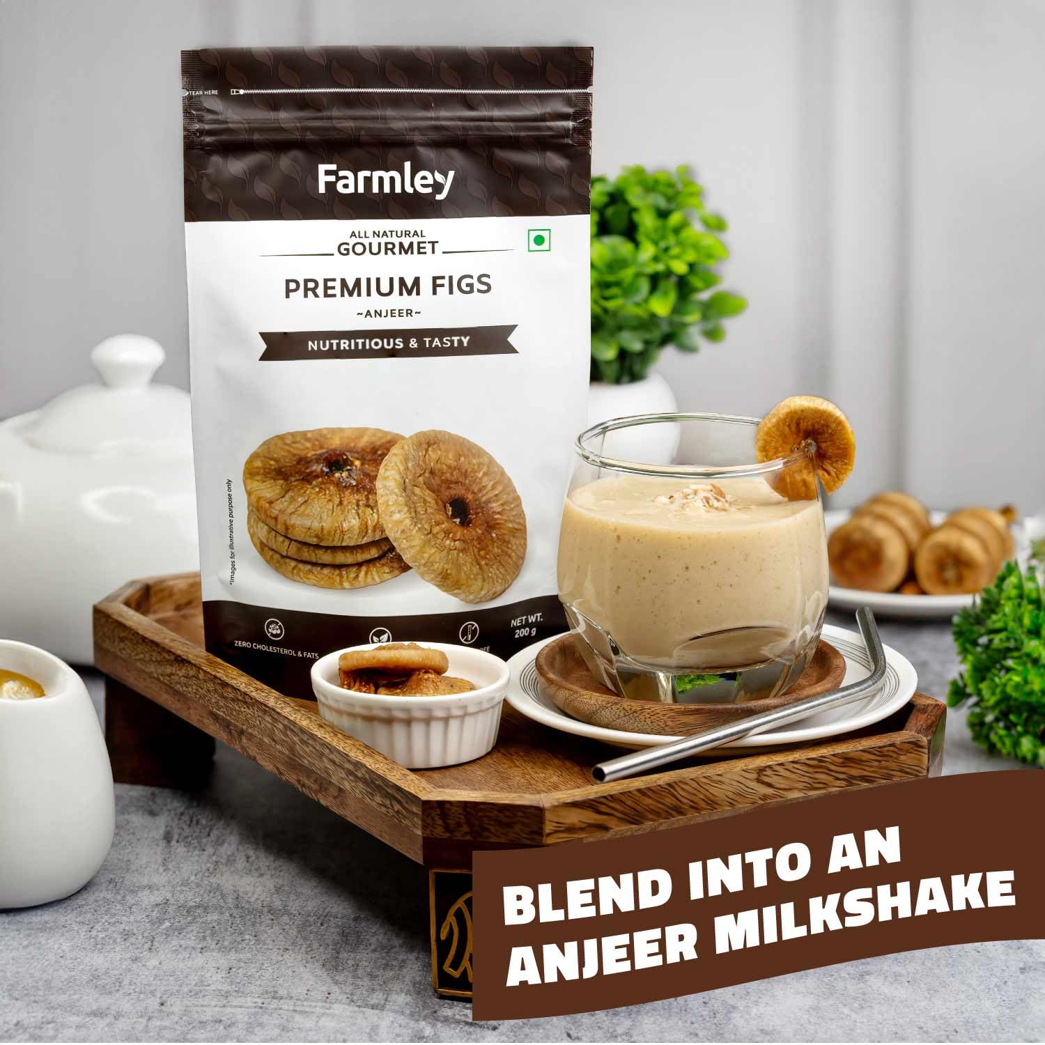 All Natural Gourmet Premium Figs By Farmley 1kg, (200gm*5) Each | Dried Anjeer, Rich Source Of Vitamins Dietary Fiber | 35.2 Ounce All Natural Gourmet Premium Figs By Farmley 1kg, (200gm*5) Each | Dried Anjeer, Rich Source Of Vitamins Dietary Fiber | 35.2 Ounce