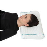 Premium Memory Foam Pillow For Sleeping, Orthopedic Contour Cervical Pillow For Neck & Shoulder Pain | Size - Universal, Color - Aloe-Vera | Bed Pillows For Back, Side & Stomach Sleeper