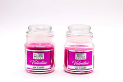 VALENTINE FRAGRANCE BEST FOR MOMENT JAR CANDLES SET OF 2 | BURNING TIME 30 HOURS