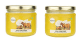 Pure Desi Cow Ghee By Vediko Origins | Vedic Bilona Method Healthy Desi Pure Ghee Good For Boost Energy | 500ml (250ml * 2) 16.9 Ounce | Jar Pack