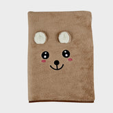 Hovent Microfiber Baby Bath Towel 400 Gsm | Large Size Super Absorbent Quality Baby Bath Towel (Brown)