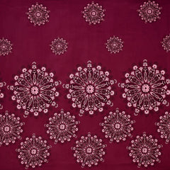 Premium Heavy Cotton Elastic Fitted Bedsheets With 2 King Size Pillow Covers | 72 X 78 Inches, Maroon - Double Bed With All Around Elastic | 350 Thread Count
