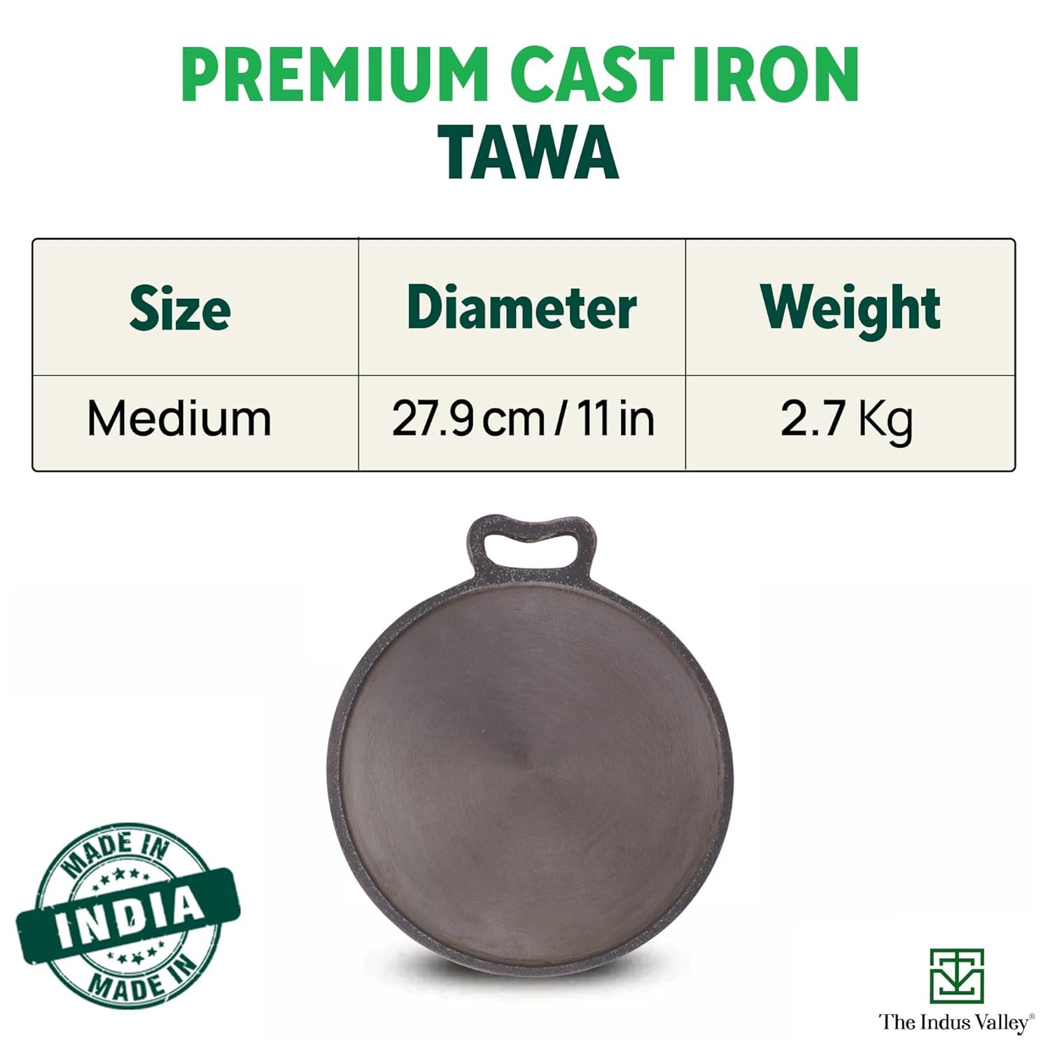 Super Smooth Black Cast Iron Cookware Set - Kadai 25.4cm, 2.5 Liters + Tawa 27.9cm | Kitchen Cooking Combo Pots & Pans Set Of 2 Pcs - Naturally Nonstick Super Smooth Black Cast Iron Cookware Set - Kadai 25.4cm, 2.5 Liters + Tawa 27.9cm | Kitchen Cooking Combo Pots & Pans Set Of 2 Pcs - Naturally Nonstick