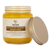 Premium Desi Cow Bilona A2 Cultured Ghee By Hetha | Good Source Of Energy & Nutrients Healthy Desi Ghee Perfect For Rotis | (500ml) 16.9 Ounce | Jar Pack