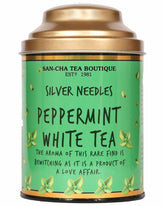 San-Cha Silver Needles Peppermint White Tea - 75gm, 2.6 Ounce | Environment Friendly, Reduces Stress - Low Caffeine, Richest In Antioxidants