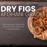 100% Natural Afghani Anjeer Figs By BRnow berryz 500gm, | Afghanistan Anjir Dried Figs Gluten Free, High In Protein | 17.6 Ounce