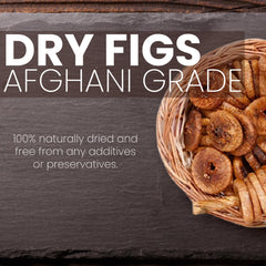 100% Natural Afghani Anjeer Figs By BRnow berryz 500gm, | Afghanistan Anjir Dried Figs Gluten Free, High In Protein | 17.6 Ounce