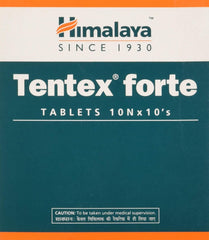 Himalaya Wellness Tentex Forte, Increases Desire, Libido Enhancer | Power Of Ashvagandha & Shilajeet | Strip Of 10 Tabs *10