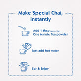 Society One Minute Tea Lemongrass Flavor Instant Tea Premix - 1 Kg, 35.2 Ounce | Made With Lemongrass - Low Caffeine Chai Patti | Flavored Instant Black Tea