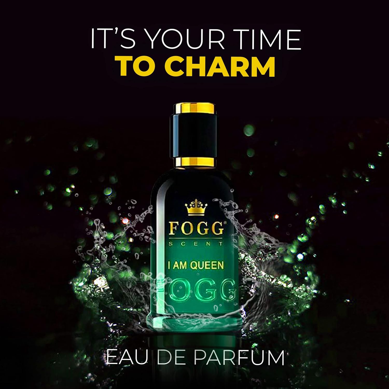 Fogg Scent I Am Queen Eau De Parfum For Women 100ml 3.4 Fl.oz. Each Pack Of 2 | Long-lasting, Fresh & Powerful Fragrance Fogg Scent I Am Queen Eau De Parfum For Women 100ml 3.4 Fl.oz. Each Pack Of 2 | Long-lasting, Fresh & Powerful Fragrance