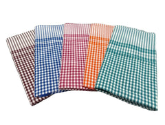 Nikshaya 100% Cotton Bath Towel 800 Gsm | Ultra-Soft, Quick-Dry Towels For Daily Use | Highly Absorbent & Durable | Set Of 5 (Multicolour)