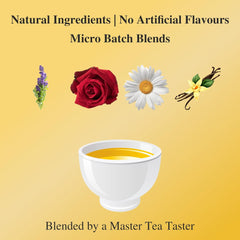 San-Cha The Sleeping Beauty Herbal Tea - 25 Silky Tea Bags | Improves Skin Health, Natural Calmer - Caffeine Free, Rich In Antioxidants