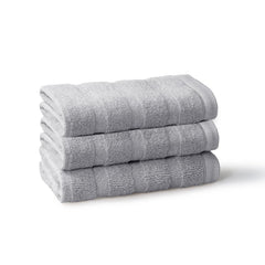 Mytrident Quick Dry 100% Cotton Face Towel 450 Gsm (Charcoal Grey) - 3 Pcs