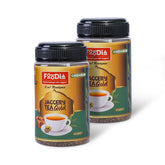 Foodia Gold Jaggery Cardamom Tea 3 In 1 Readymix - Pack Of 2 X 400gm, 14.1 Ounce Each | Premium Tea Mix With Jaggery, Cardamom & Assam Tea - Elaichi Chai Mix, Cardamom Tea Mix | Low Caffeine