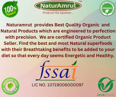 Naturamrut Organic Amla Powder For Drink Eating Indian Gooseberry, Amalaki For Hair Care, Skin Care, Face Mask, Skin Brightening, Weight Loss | 200gm 0.4lbs