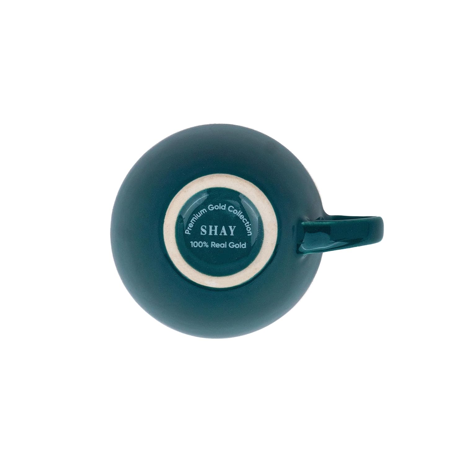 Real Gold Line Ceramic Tea Cups Set Of 6 - Teal Gold Line, 200ml Each | Tea Cup Set Of 6 - Premium Ceramic Tea Set With Glossy Finish | Ceramic Tea Cup Real Gold Line Ceramic Tea Cups Set Of 6 - Teal Gold Line, 200ml Each | Tea Cup Set Of 6 - Premium Ceramic Tea Set With Glossy Finish | Ceramic Tea Cup