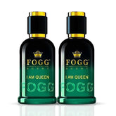 Fogg Scent I Am Queen Eau De Parfum For Women 100ml 3.4 Fl.oz. Each Pack Of 2 | Long-lasting, Fresh & Powerful Fragrance