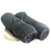 Heelium Bamboo Bath Towel 1000 Gsm | Ultra Absorbent 3x Softer Than Cotton Towels (Grey)- Pack Of 2
