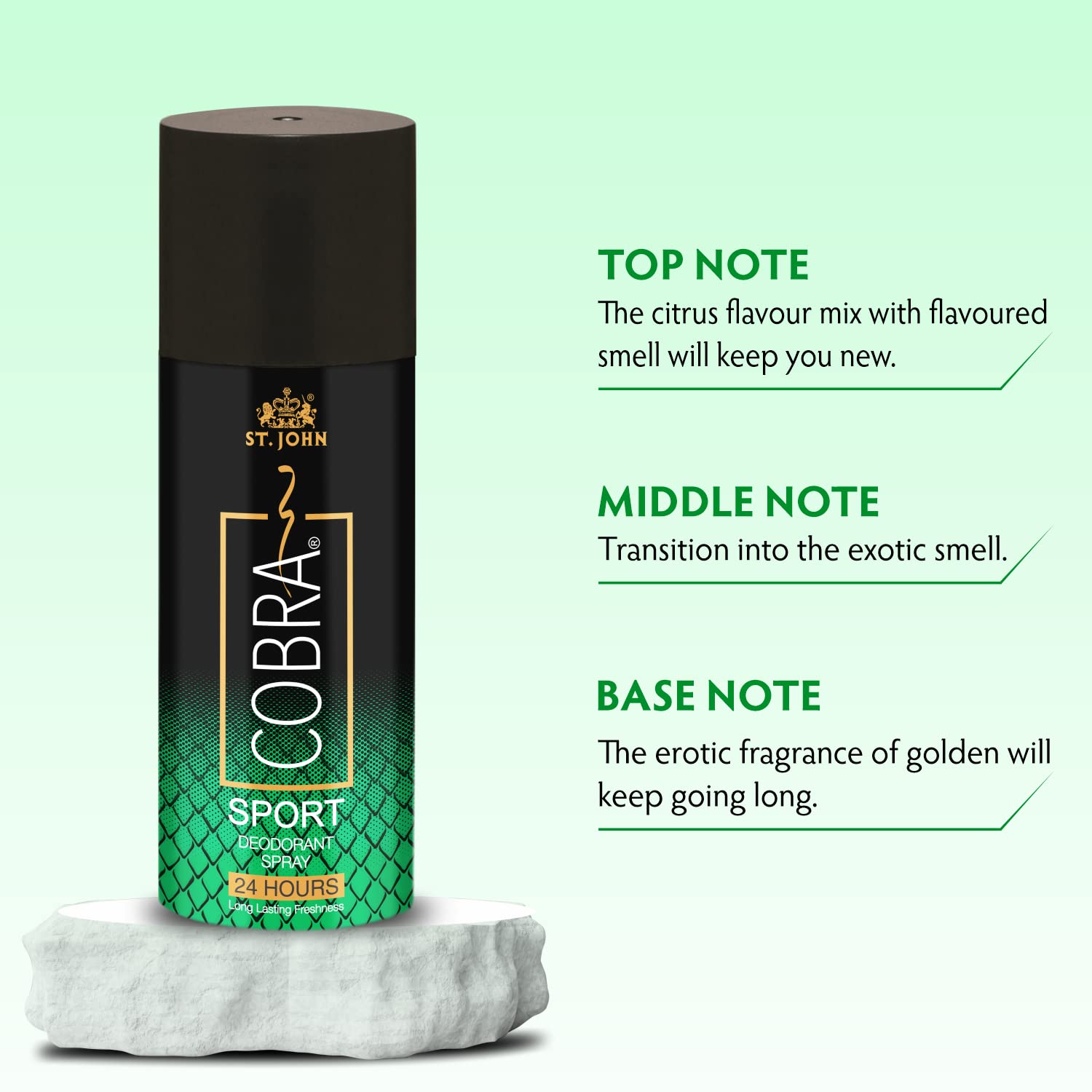 St.john Cobra Sports , Sports & Cool Deodorants Body Spray 450ml 15.2 Fl.oz. Pack Of 3 | Best Gift For Men & Women St.john Cobra Sports , Sports & Cool Deodorants Body Spray 450ml 15.2 Fl.oz. Pack Of 3 | Best Gift For Men & Women