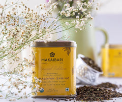 Makaibari Special Edition Himalayan Spring First Flush Black Tea - 100gm, 3.5 Ounce | Darjeeling Loose Leaf Black Tea - USDA Organic Certified Tea | Medium Caffeine