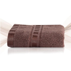 Kuber Industries Cotton Face Towel 2400 Gsm | Workout Gym Napkins Hand Towel For Men & Woman Quick-Drying Napkins -Brown (Pack Of 12)