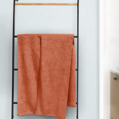 Sassoon Venir Microfiber Bath Towels 450 Gsm | Ultra Soft Material, Towel For Daily Use (Rust)