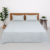 Bedsheet For Double Bed With Pillow Covers - Size 90 X 100 Inches, Grey | Perfect For Lifestyles & Everyday Use