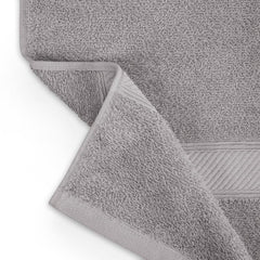 Welspun Alpha Cotton Large Bath Towel Soft & Absorbent 500 Gsm (Dobby - Light Grey)
