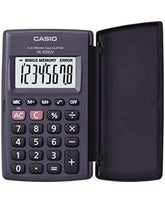 Casio Hl820lv-bk Portable Calculator With Flip Cover | 8 Digit Display Regular Keys