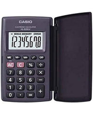 Casio Hl820lv-bk Portable Calculator With Flip Cover | 8 Digit Display Regular Keys