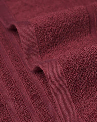 Meraro Cotton Bath Towel 500 Gsm | Large Size Towel For Home Salon, Spa, Gym Beach- Soft & Absorbent Towel (Maroon)