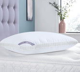 Microfiber Mushy Pillow For Sleeping & Neck Pain Relief, White - 55 X 86 Cm | Suitable For Back Side Sleeper & Stomach Sleeper | Comfortable & Breathable, Hypoallergenic - Set Of 1