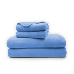 Sassoon Venir Microfiber 2 Hand & 2 Bath Towels 450 Gsm | Absorbent & Quick Dry Multipurpose Hand Towels (Heaven)- 4 Piece