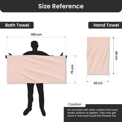Bathriene 100% Bamboo Bath Towels 600 Gsm Large Size | Luxury Bath Towel Highly Absorbent, Super Soft, Quick Dry & Skin Friendly (Sunrise Yellow)