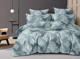 Printed Super King Size Double Bedsheet With Two Pillow Covers - 108 X 108 Inches, Green | Smooth To Touch, Breathable & Long Lasting - Ideal For Everyday Comfort