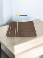 100% Cotton Hand Towel 800 Gsm | Ultra Absorbent & Anti-Bacterial Super Soft Gym & Workout Towels (Brown) - 4 Piece