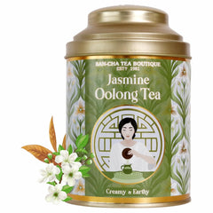San-Cha Jasmine Oolong Tea - 50gm, 1.7 Ounce | Boosts The Metabolism, Rich In Antioxidants - Creamy & Earthy Whole Leaf Tea | Low Caffeine