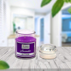 LAVENDER FRAGRANCE JAR CANDLES SET OF 2 | PERFECT FESTIVE GIFTING FOR YOUR LOVED