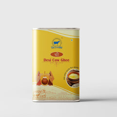 100% Natural A2 Handmade Cow Ghee By Go Fresho | High In Vitamins A, D & Healthy Desi Ghee Good For Diets | (5 Litr) 169.0 Ounce | Jar Pack