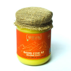 Pure Organic Badri Cow A2 Bilona Ghee By Sanatan Organic | Rich Source Of Vitamin A & Protein Fiber Healthy Pure Desi Cow Ghee For Halwa | 2 Litre (1 Litre * 2) 67.6 Ounce | Jar Pack