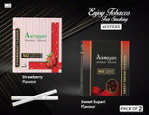 Aarogyam Herbals Pack Of 2 Flavours 100% Tobacco & Nicotine Free Cigarette For Relieve Stress & Mood Enhance Product Sweet Supari, Strawberry - 10 Sticks X 2 Packets