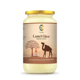 Organic Natural Camel Ghee By Curdley | Great Source Of Energy Healthy & Nutrients Camel Ghee For Helps Immune System | (1 Litr) 33.8 Ounce | Jar Pack