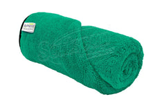 Softspun Microfiber Bath Towel 360 Gsm | Ultra Absorbent Super Soft & Comfortable Quick Drying For Men & Women Daily Use Extra Large Size Towel (Parrot Green)