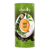 Chaizup Premium 1 Min Instant Cardamom Tea Premix - 1 Kg Can, 35.2 Ounce | Just Add Hot Water - Assam Elaichi Chai Powder | Low Caffeine Home Like Tea