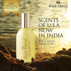 Royal Mirage Sunshine Eau De Cologne Spray 120ml 4.0 Fl.oz. Alcohol Free | Women Fragrance