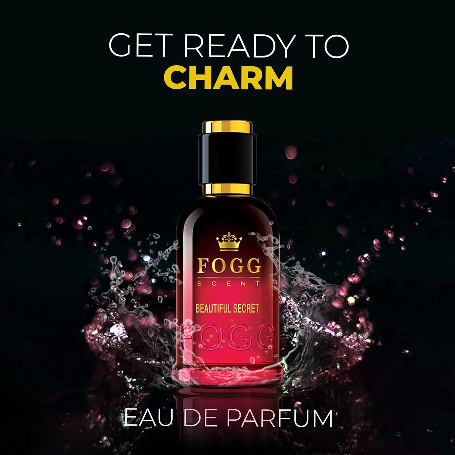 Fogg Beautiful Secret Scent Eau De Parfum For Women 100 Ml 3.4 Fl.oz. | Long-lasting Fresh & Floral Fragrance Fogg Beautiful Secret Scent Eau De Parfum For Women 100 Ml 3.4 Fl.oz. | Long-lasting Fresh & Floral Fragrance