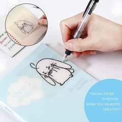 Transparent Sticky Notes Pad 3 X 3 Inch, For Books Message Reminder, Sticky Notes - 150 Sheets