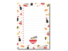 A5 Notes/To Do List Notepad, Beautiful Checklist Pad, Tear-Off Sheets (Noodles) Pack Of 1